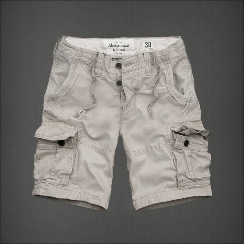 Abercrombie Fitch Hombres Cargo Patalón Corto AF7521